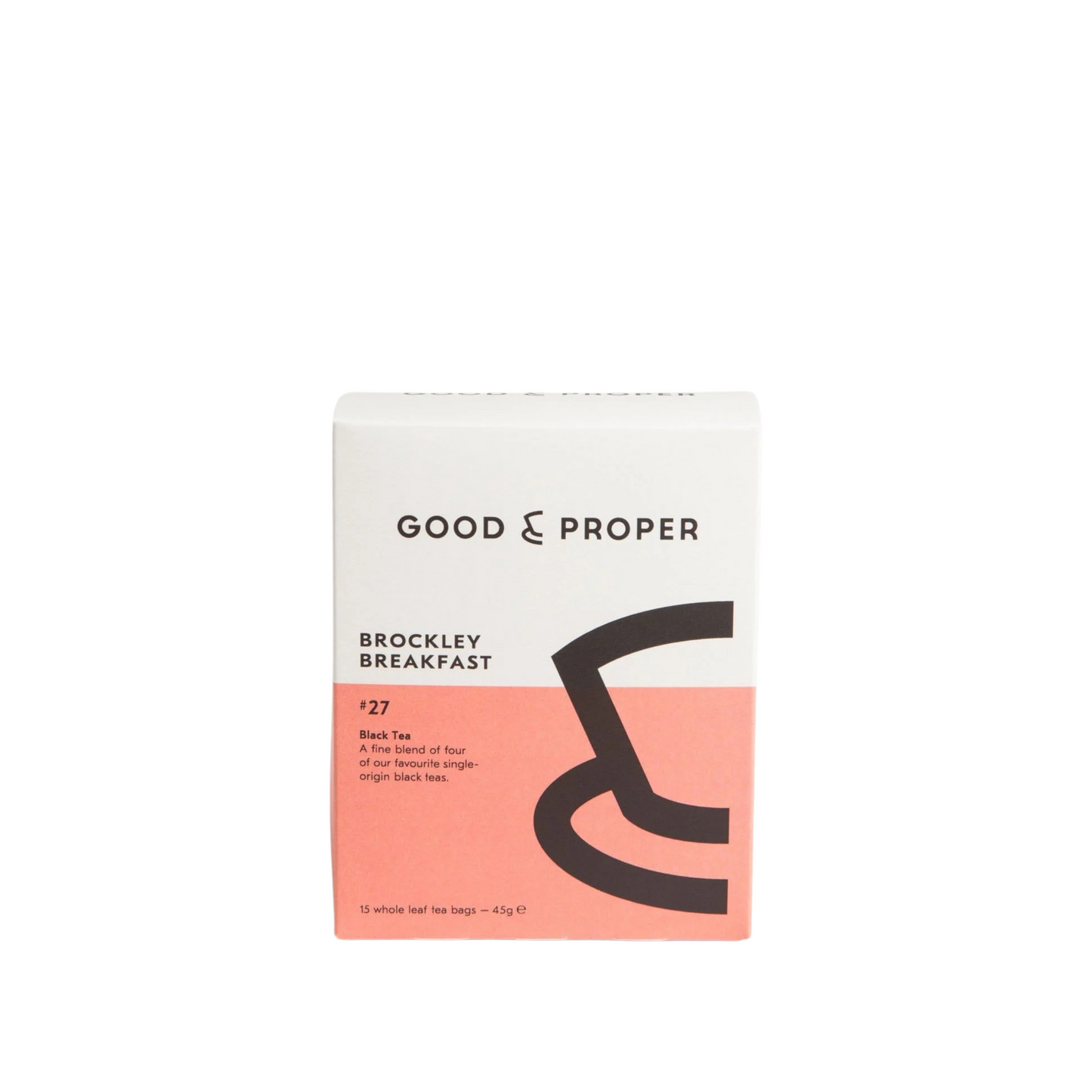 Good & Proper Tea Brockley Breakfast Black Tea Bags (15 bags)