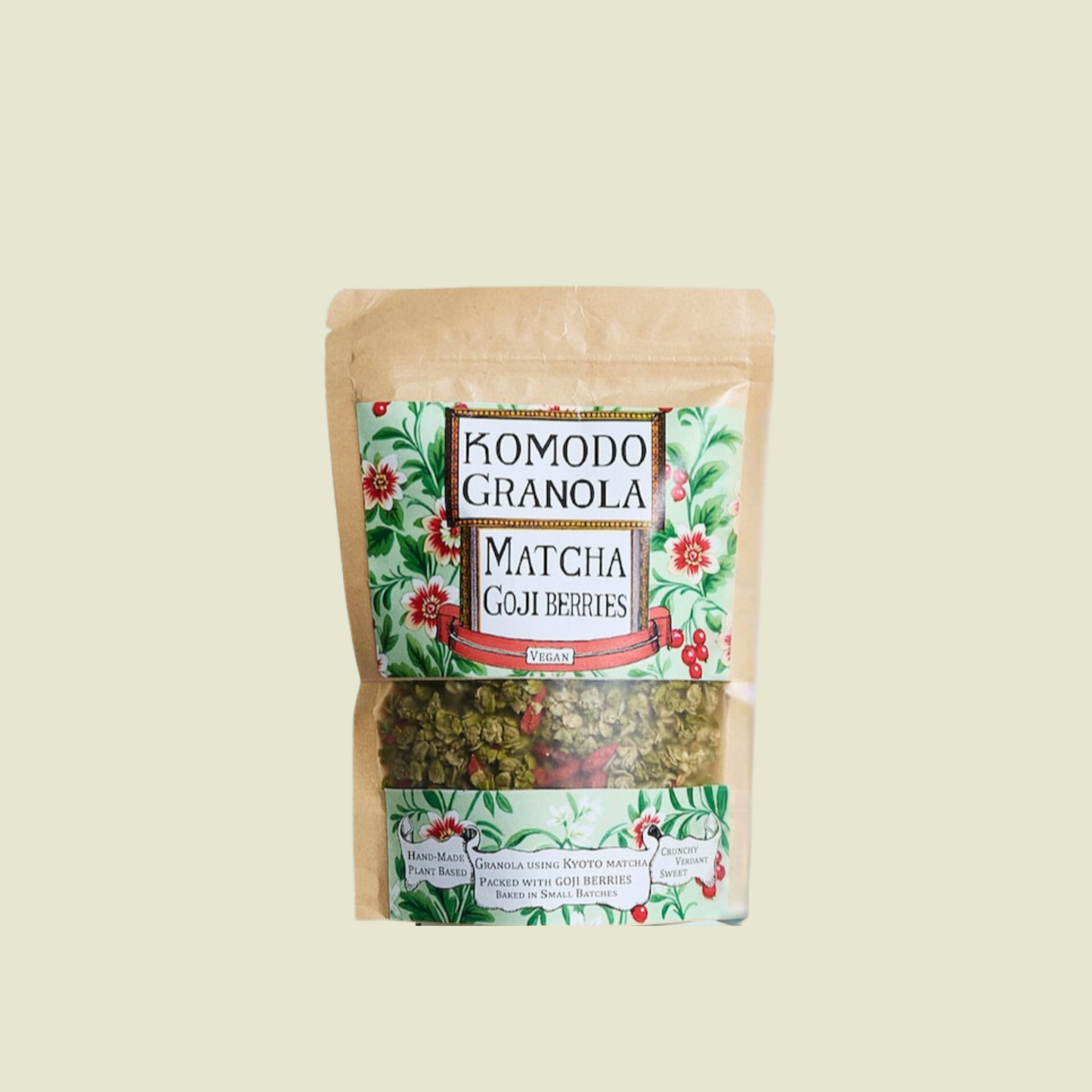 Komodo Bakery Matcha & Goji Berries Granola 250g