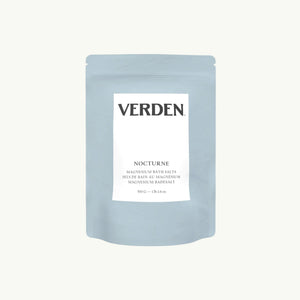 Verden Nocturne Bath Salts 500g, front of the pack.