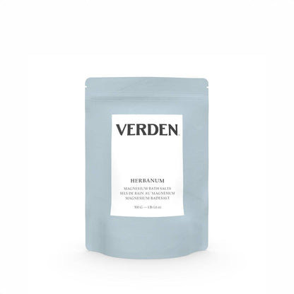 Verden Herbanum Bath Salts 500g, shown from a different angle.