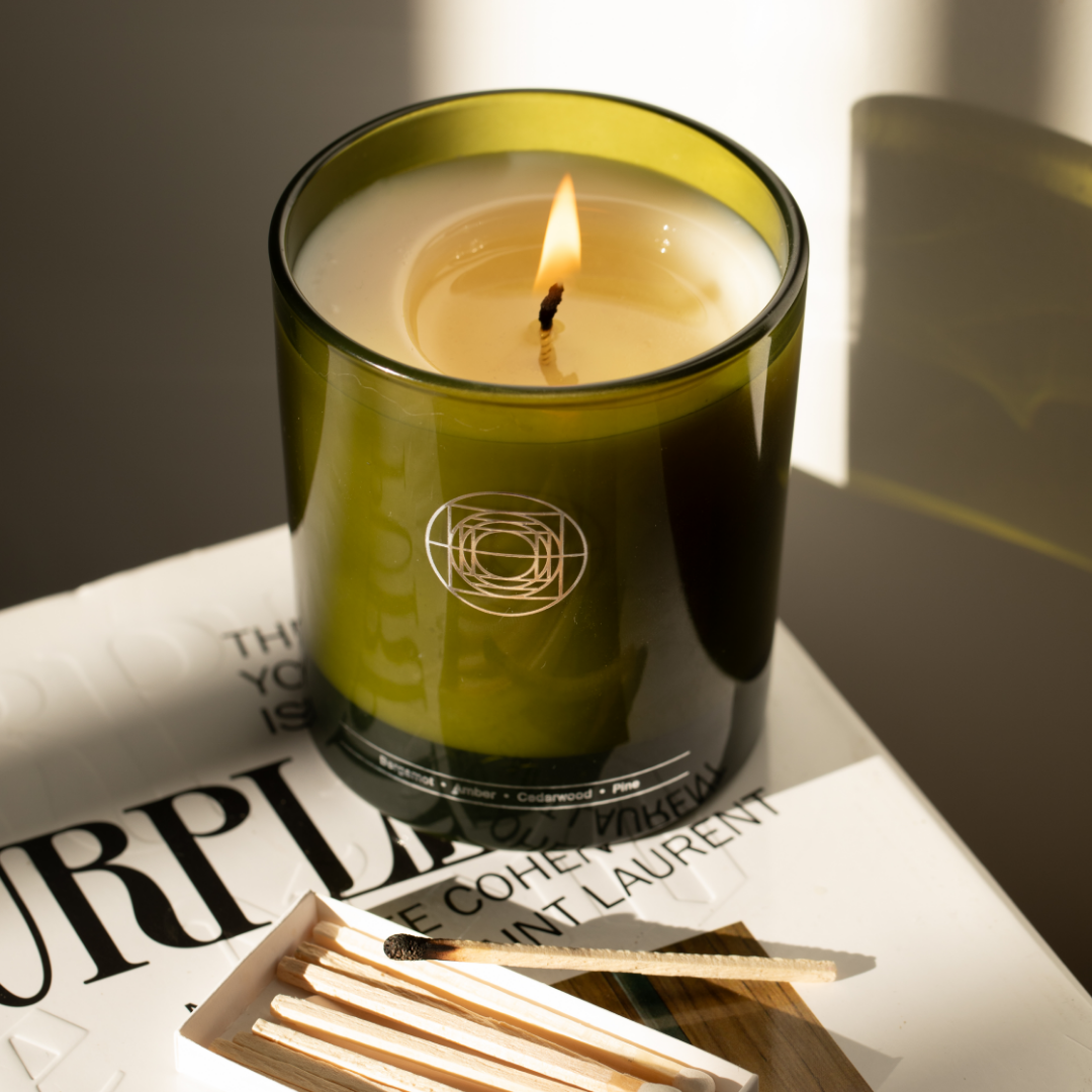 Sun Through Trees Candle