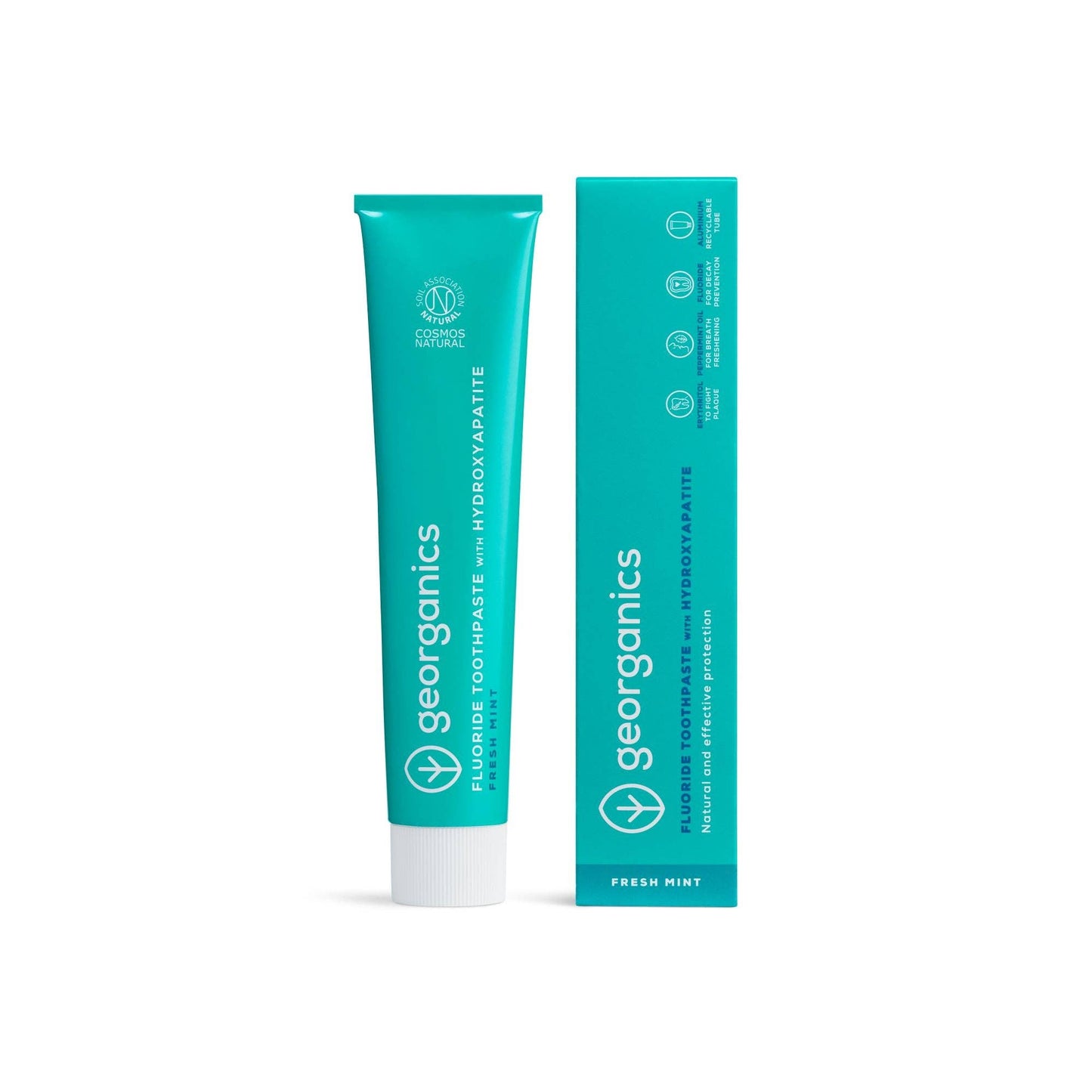 Fresh Mint Toothpaste with Hydroxyapatite & Fluoride 75ml