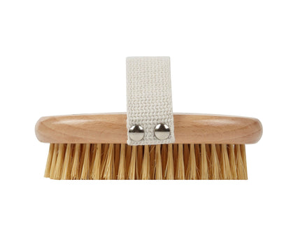 Re:gn Natural Beechwood Sisal Body Brush, packaging detail.