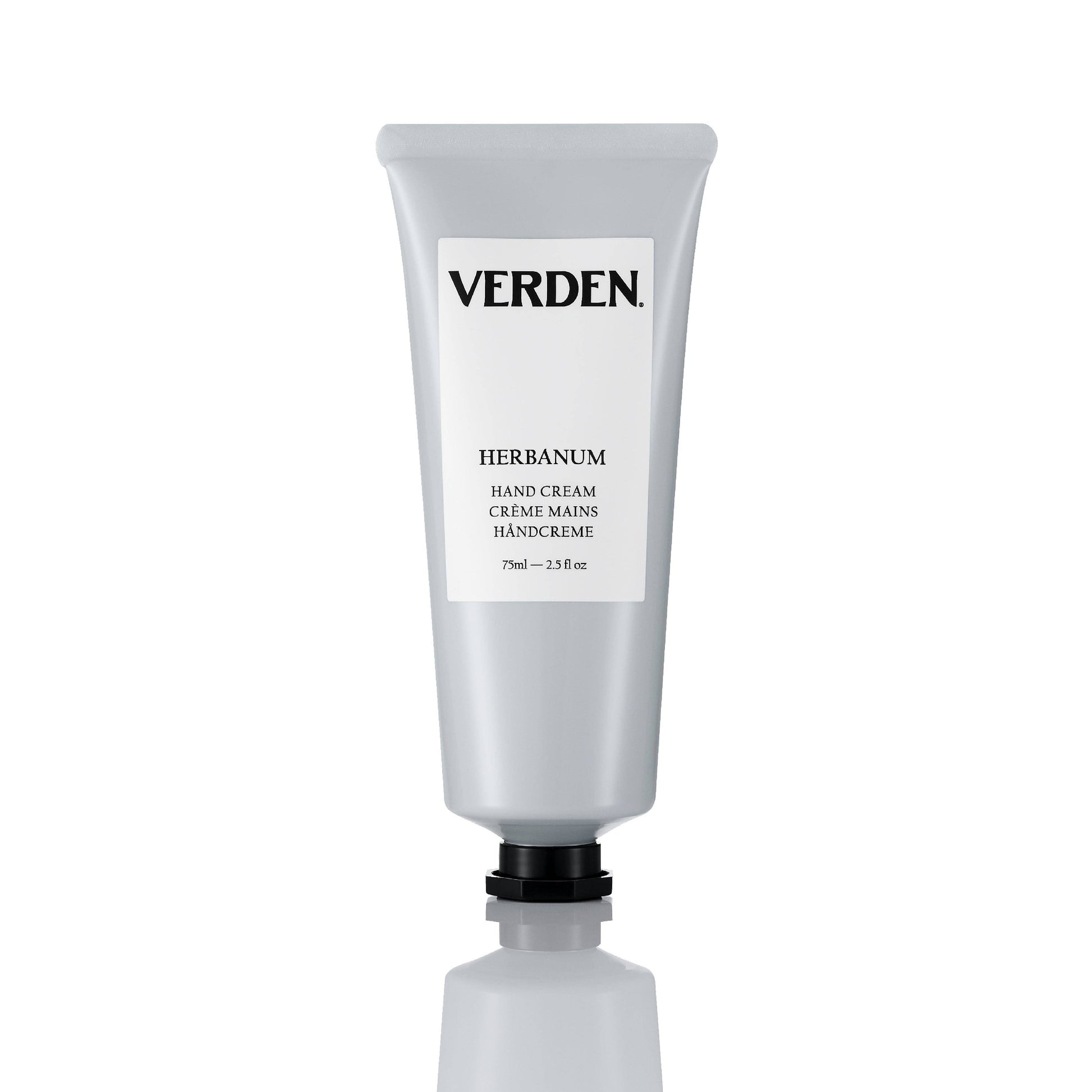 Verden Herbanum Hand Cream, close-up detail shot.
