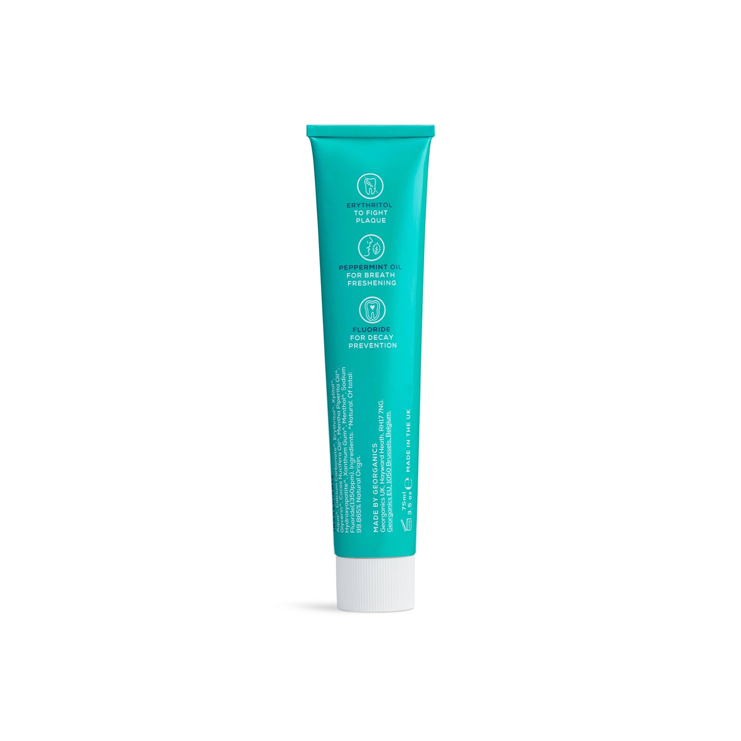 Fresh Mint Toothpaste with Hydroxyapatite & Fluoride 75ml