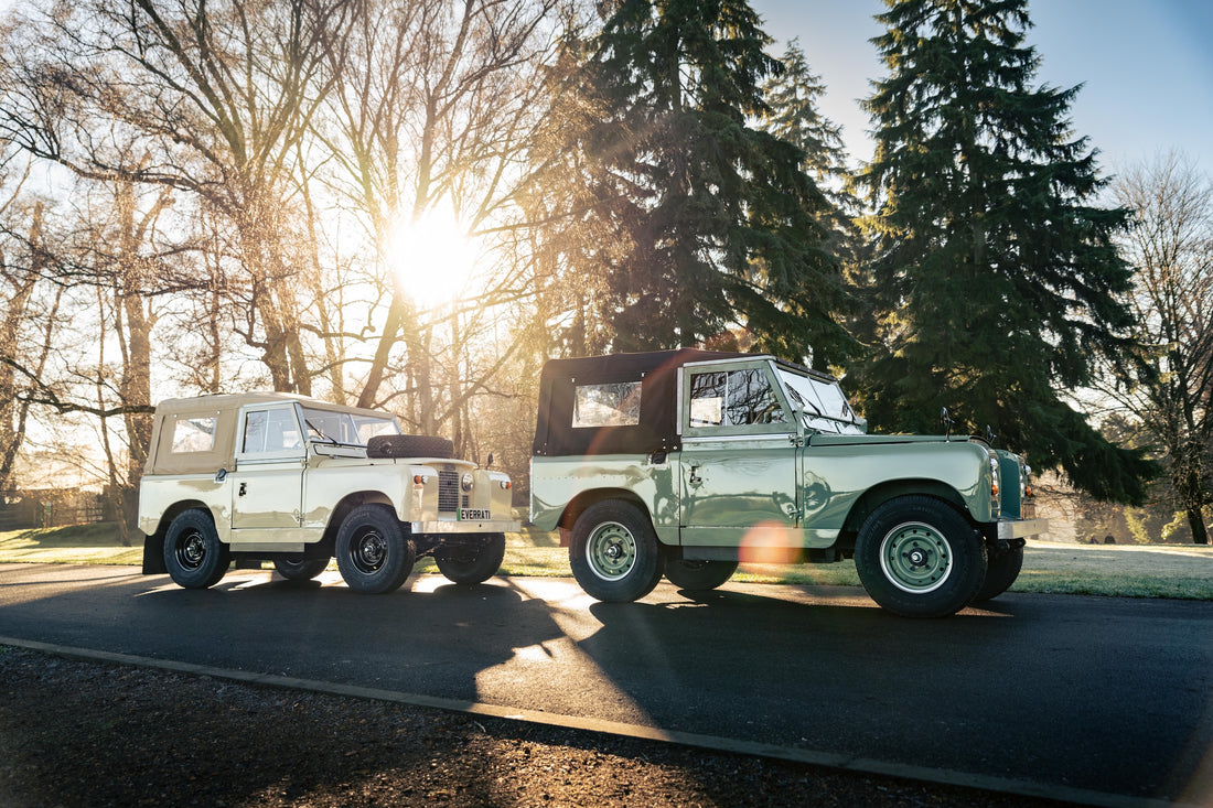 Image created by Everrati's Land Rover Series IIa