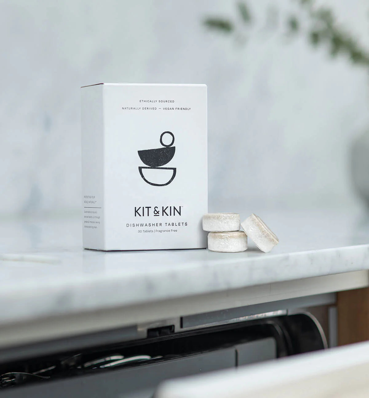 Kit & Kin Dishwasher Tablets Fragrance Free, lifestyle.