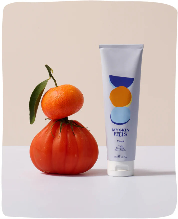 My Skin Feels Clean Fruity Foaming Face Wash 125ml, MSF White Box Frame.