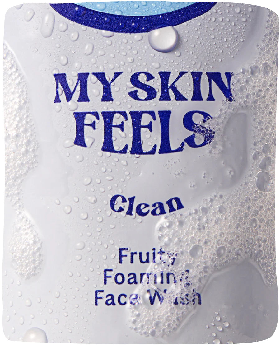 My Skin Feels Clean Fruity Foaming Face Wash 125ml, Packaging.