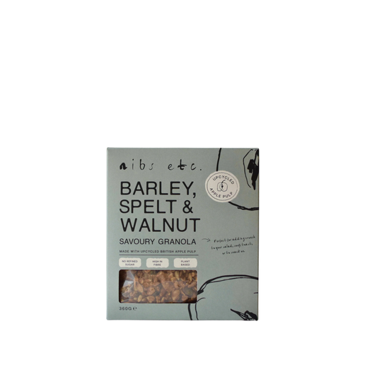 nibs etc. Barley, Spelt & Walnut Savoury Granola 360g