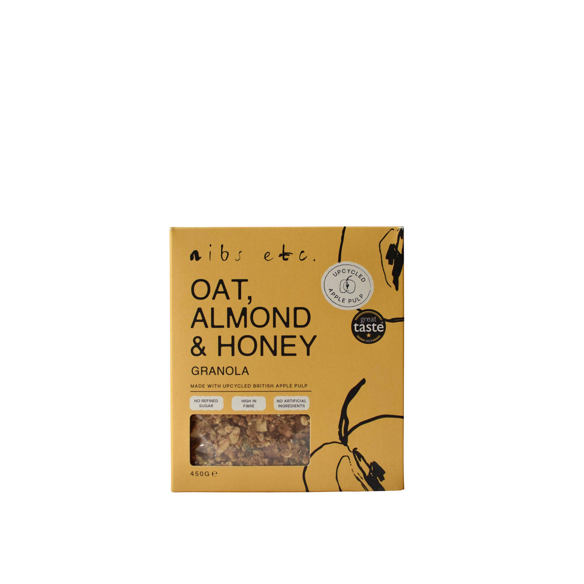 nibs etc Oat Almond and Honey Granola included in The Peanut Butter and Granola Set