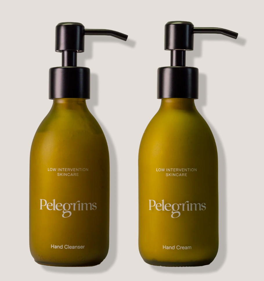 Image created by Pelegrims Hand Cleanser and Hand Cream Set