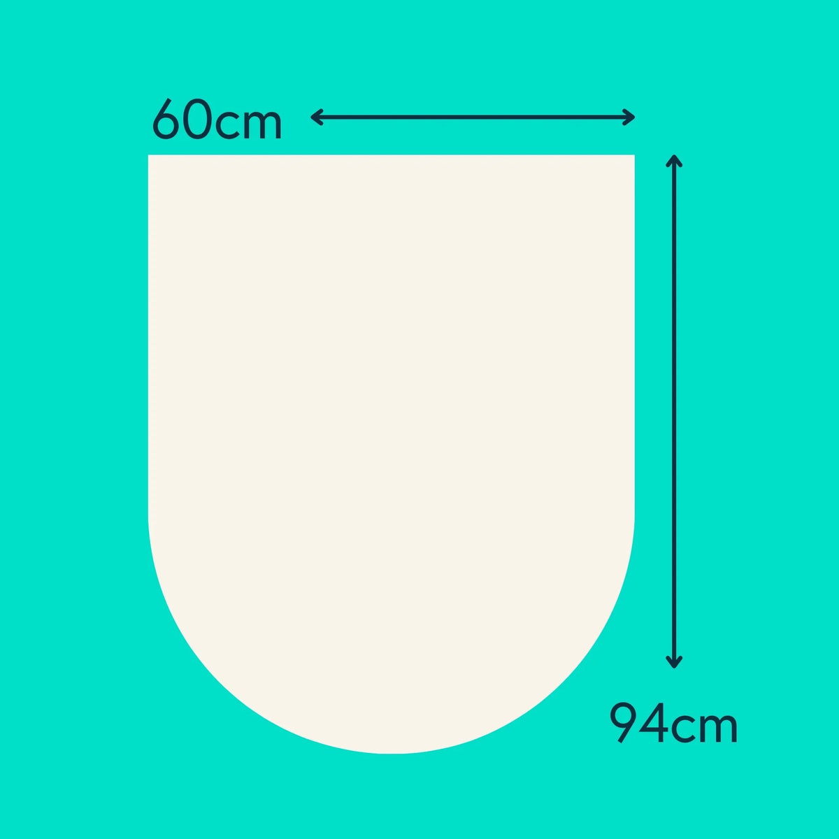 Seep Compostable Bin 50L Liners, Seep50l dimensions.