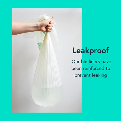 Seep Compostable Bin 50L Liners, Seep50l leakproof.