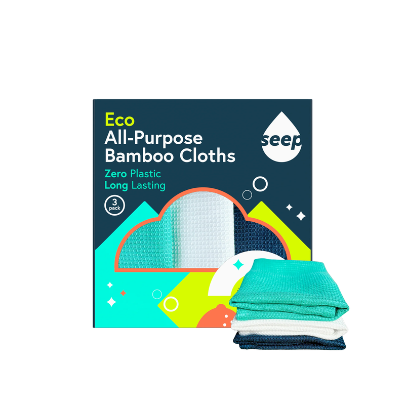 Seep Eco All-Purpose Bamboo Cloths (3 cloths)