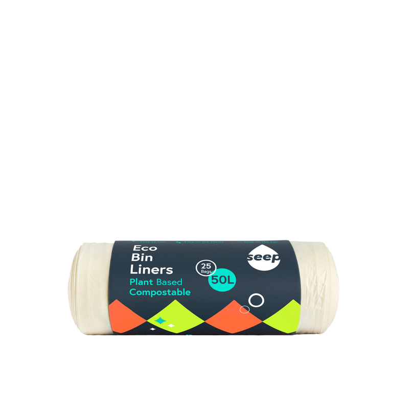 Seep Eco Biodegradable Bin 50L Liners - 1 roll (25 pack)