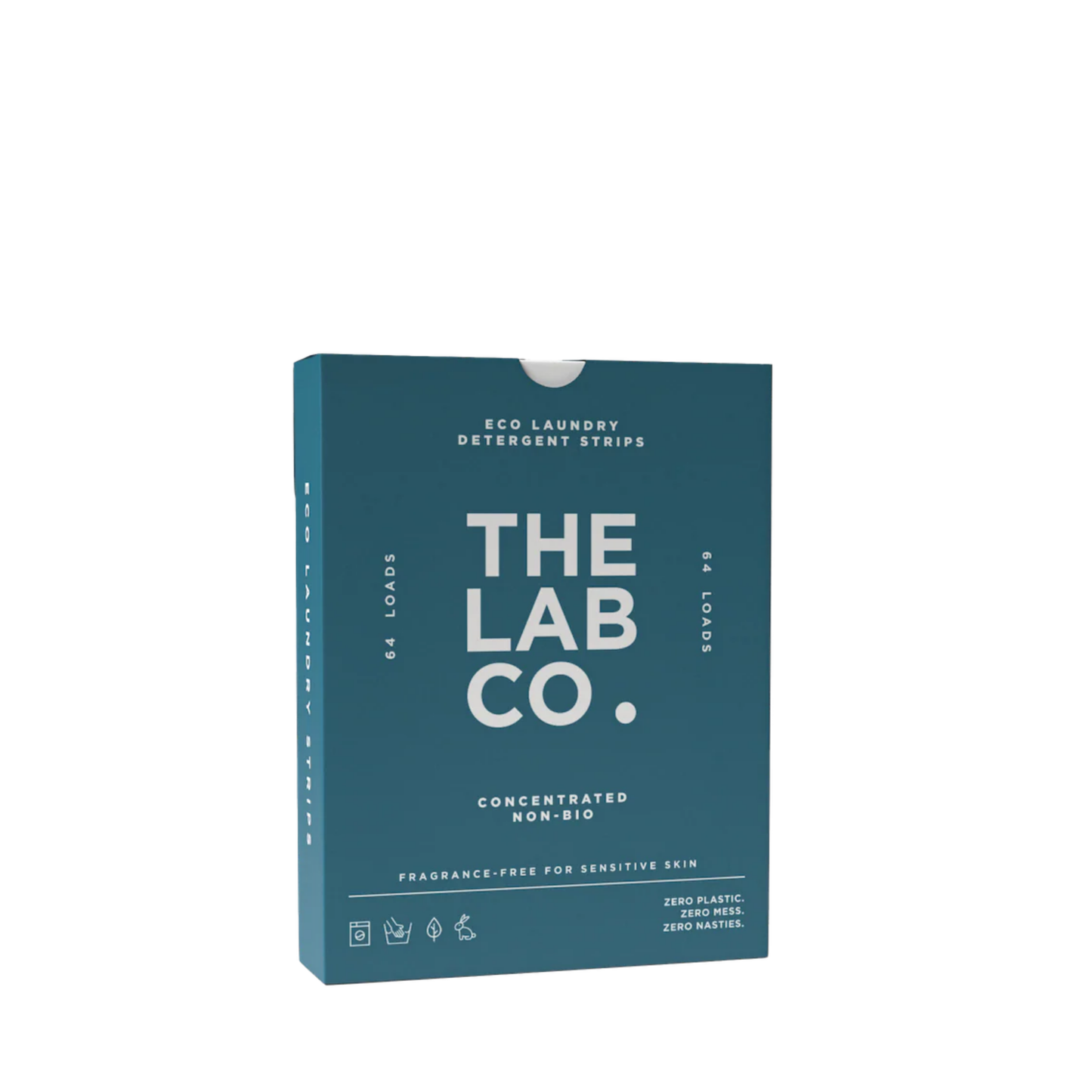 The Lab Co. Fragrance-Free Laundry Detergent Strips 64 loads