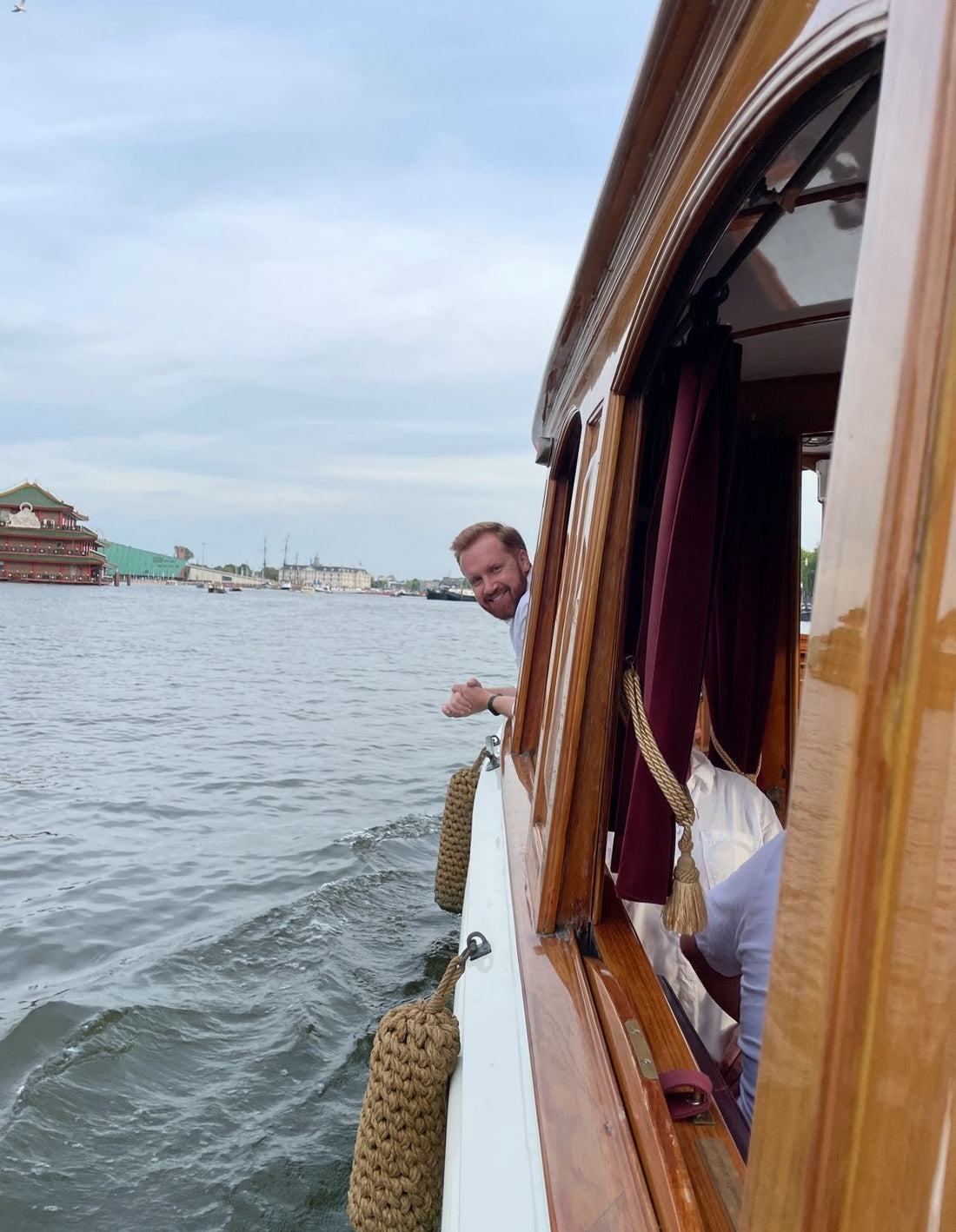 Image created by Conrad on a boat in Amsterdam