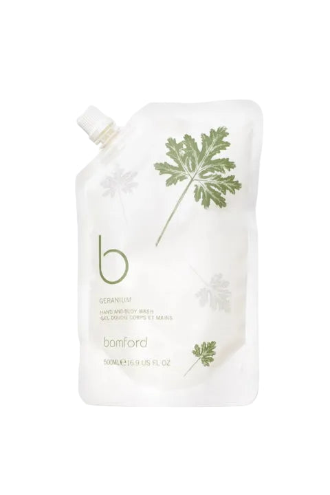 Geranium Hand and Body Wash Refill Pouch