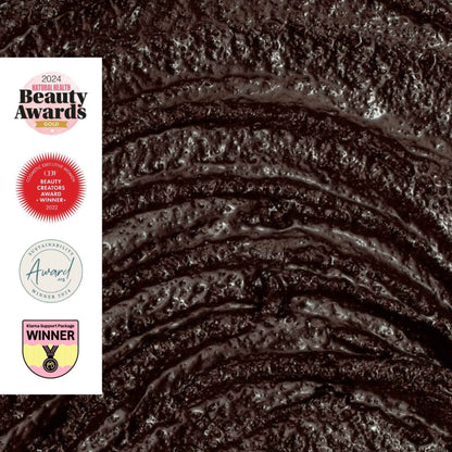 UpCircle coffee and rosehip oil face scrub with a whipped mousse texture and award-winning sustainable packaging