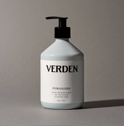 Verden D'Orangerie Hand & Body Wash 500ml, shown from a different angle.