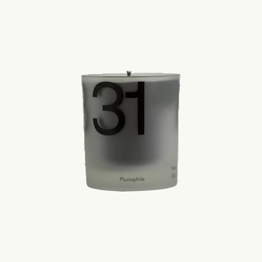 dulcie Pluviophile Candle, front of the pack.