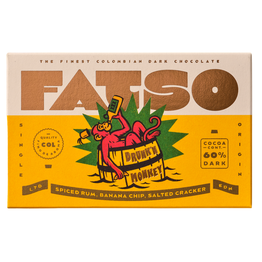 Drunk'n Monkey Dark Chocolate Bar 150g