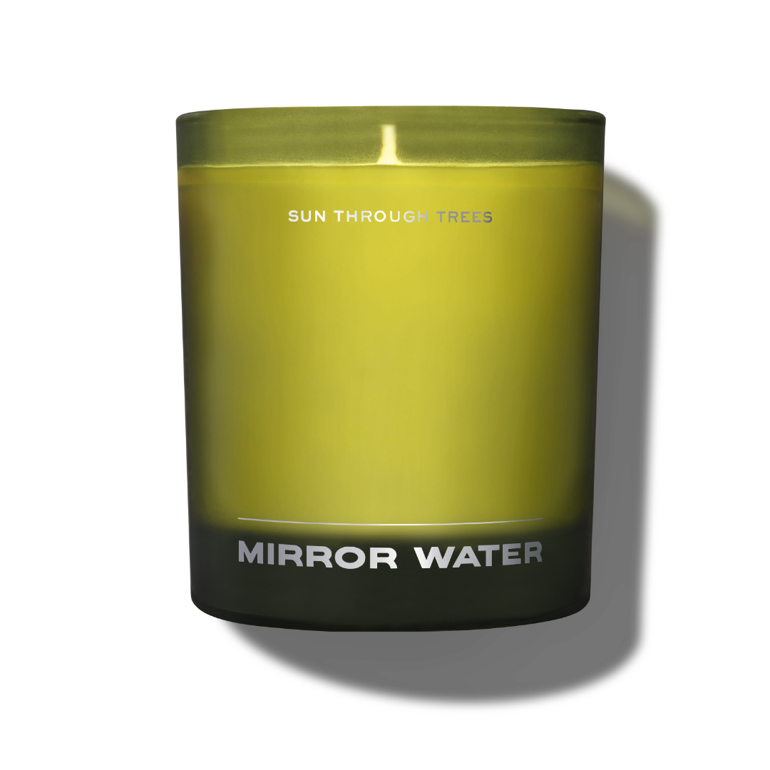 Sun Through Trees Candle