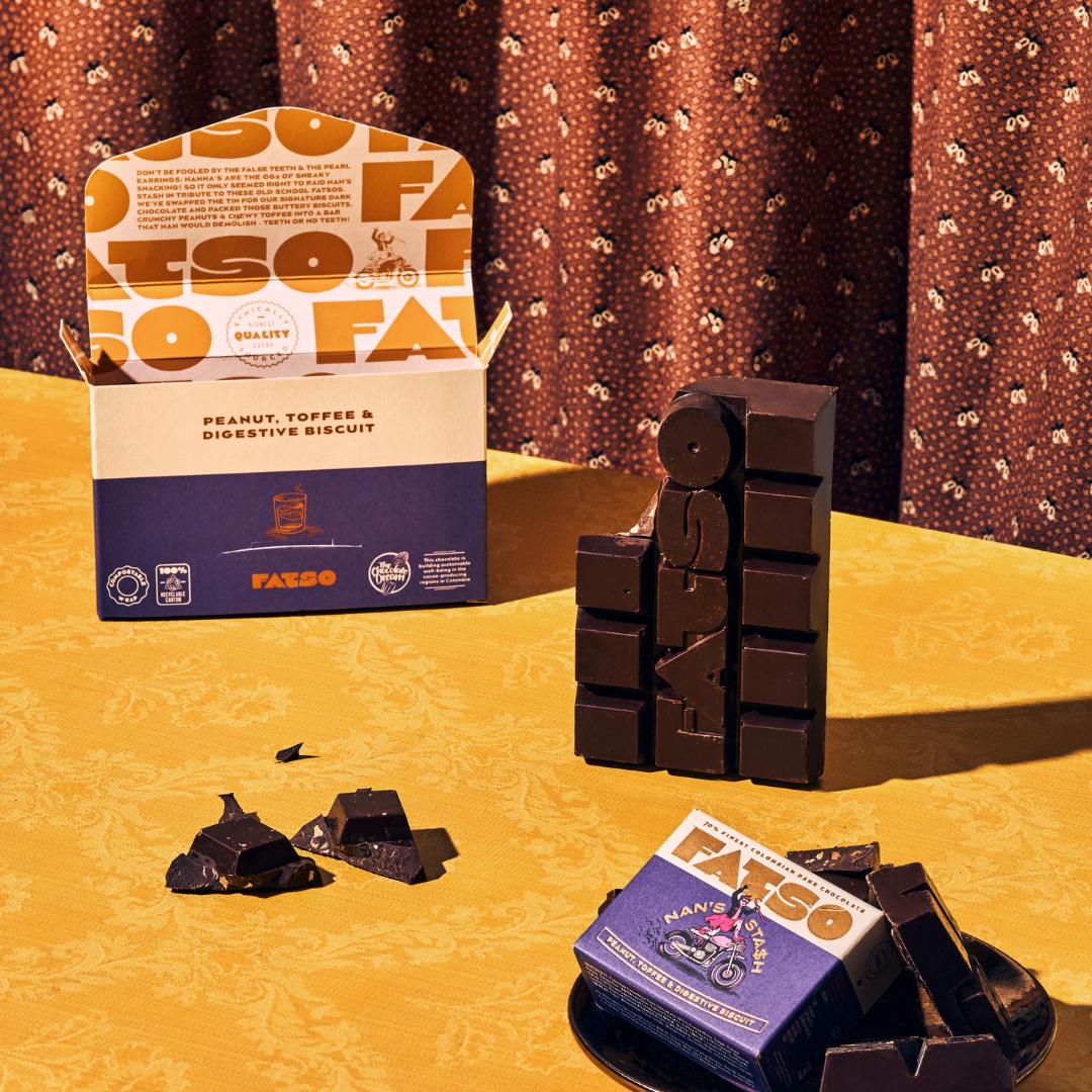Nan's Stash Dark Chocolate Bar 150g