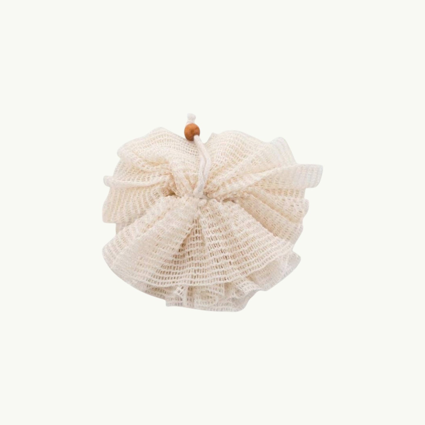 Re:gn Organic Cotton Shower Pouf, front of the pack.