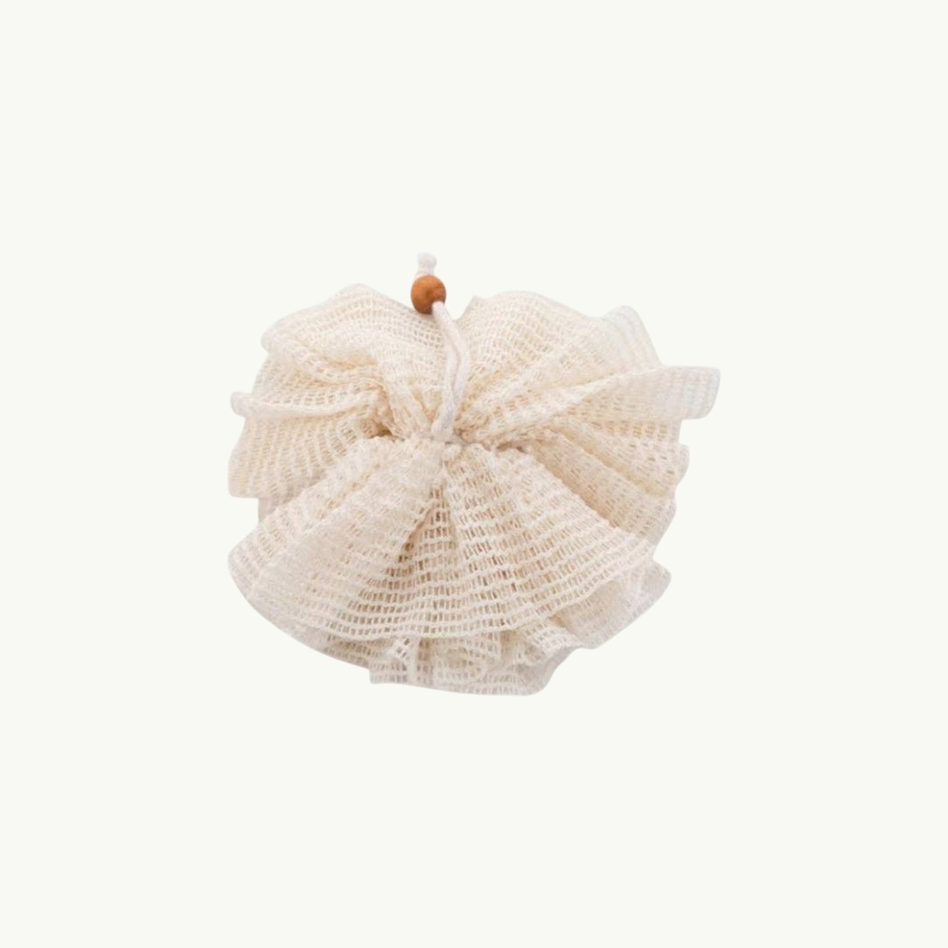 Re:gn Organic Cotton Shower Pouf, front of the pack.