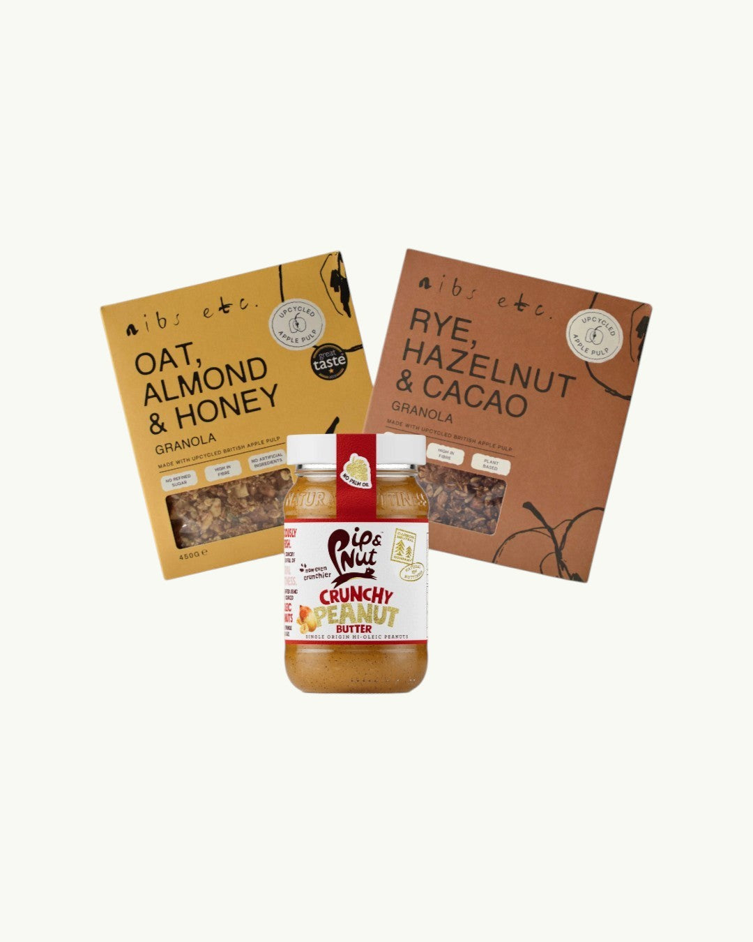 BRiMM The Peanut Butter and Granola Set, front of the pack.