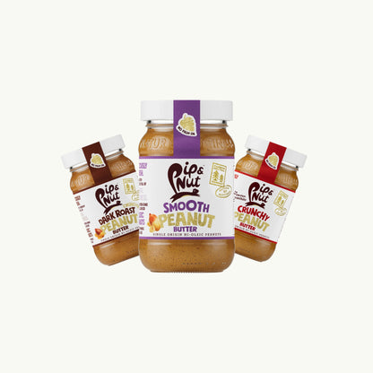 BRiMM The Peanut Butter Trio, front of the pack.