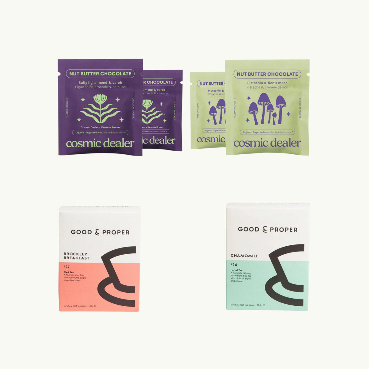BRiMM The Tea and Chocolate Break, front of the pack.