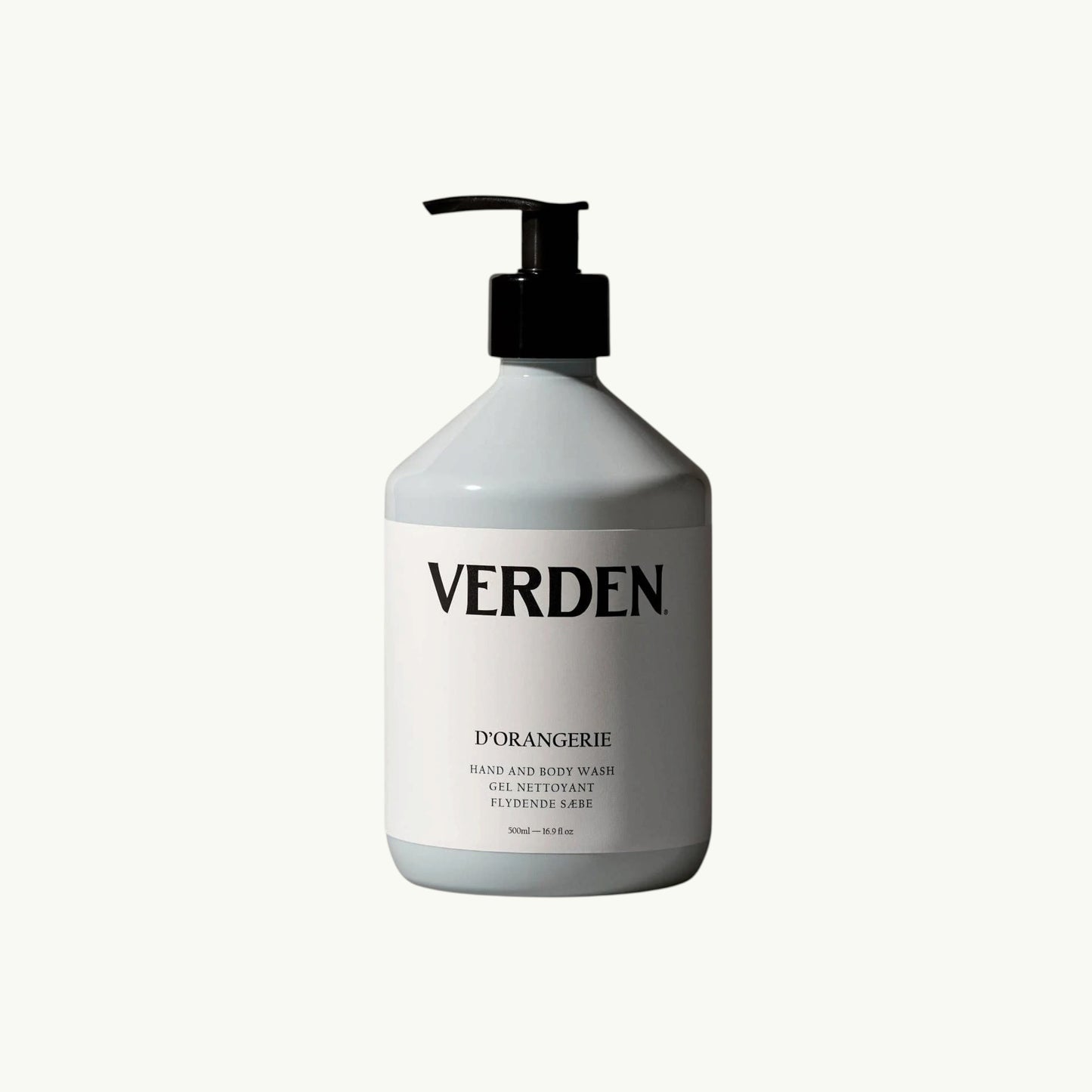 Verden D'Orangerie Hand & Body Wash 500ml, soap.