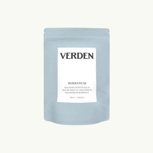 Verden Herbanum Bath Salts 500g, front of the pack.