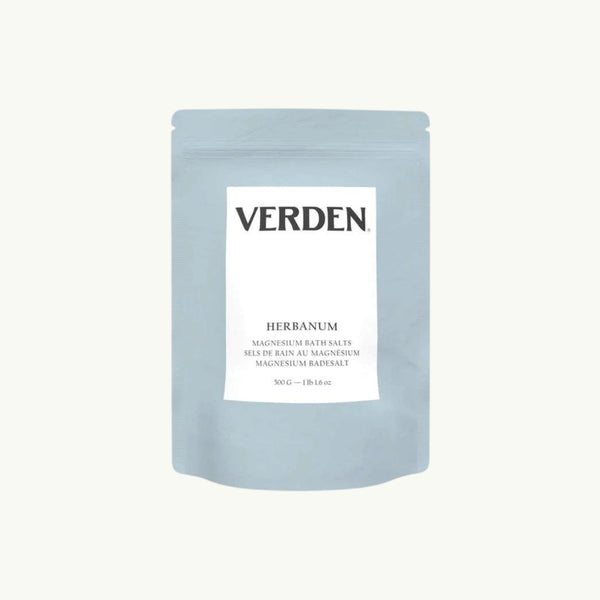 Verden Herbanum Bath Salts 500g, front of the pack.