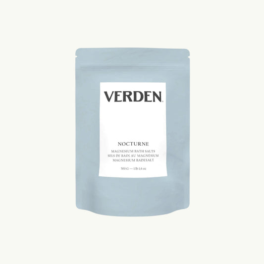 Verden Nocturne Bath Salts 500g, front of the pack.