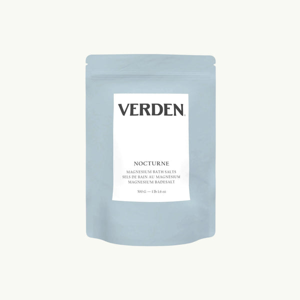 Verden Nocturne Bath Salts 500g, front of the pack.